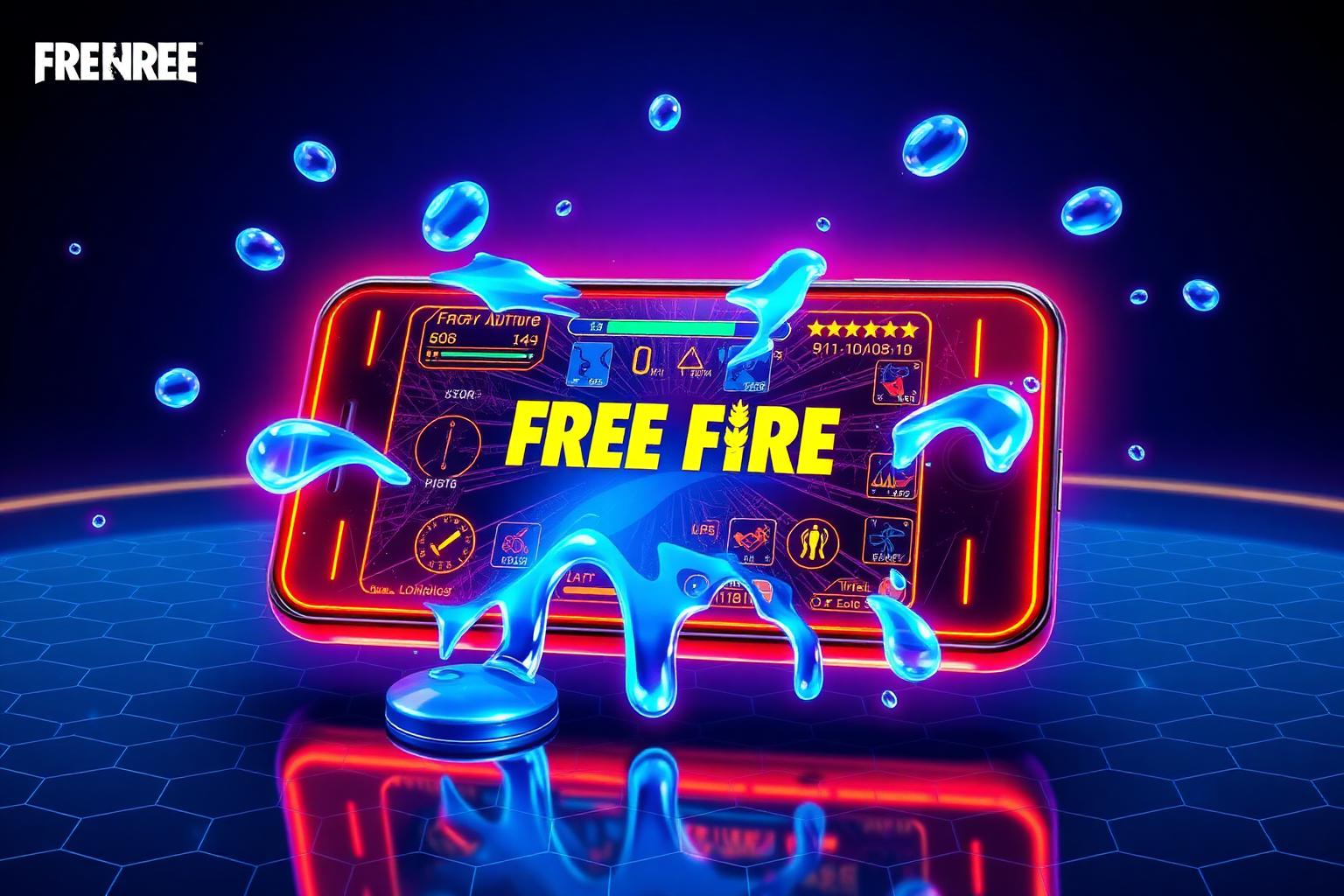 Drip Client APK for Free Fire on Android — gameplay HUD preview